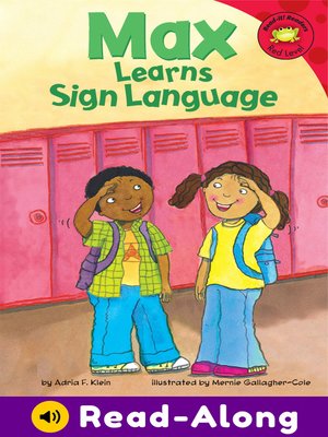cover image of Max Learns Sign Language